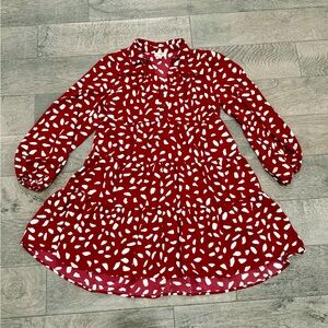 Umgee Burgundy Patterned Dress